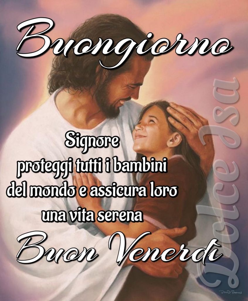 Buon giorno e buon venerdì immagini con Gesù Cristo