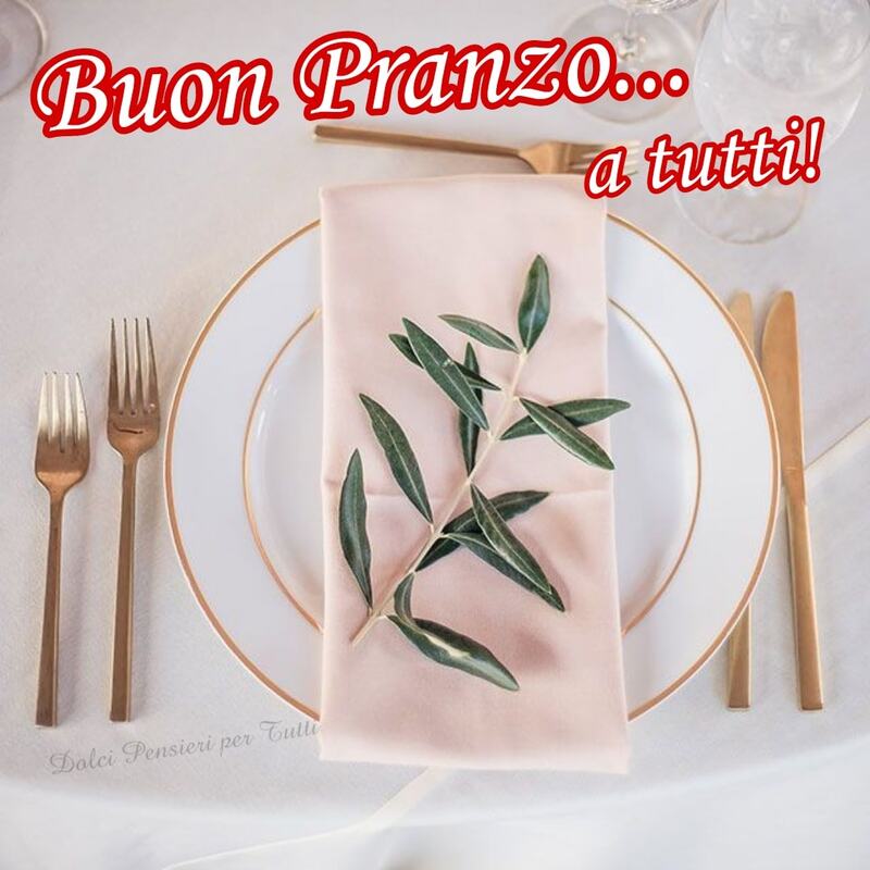 Buon pranzo... a tutti!