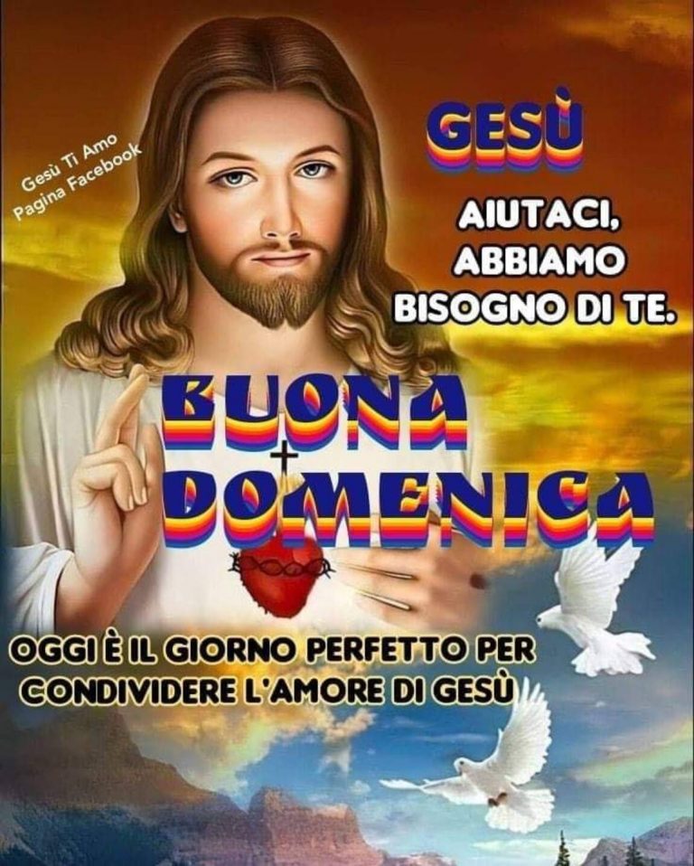 Immagini Di Buona Domenica Religiosa 50+ Buona Domenica con Gesù immagini religiose - ImmaginiGesu.it