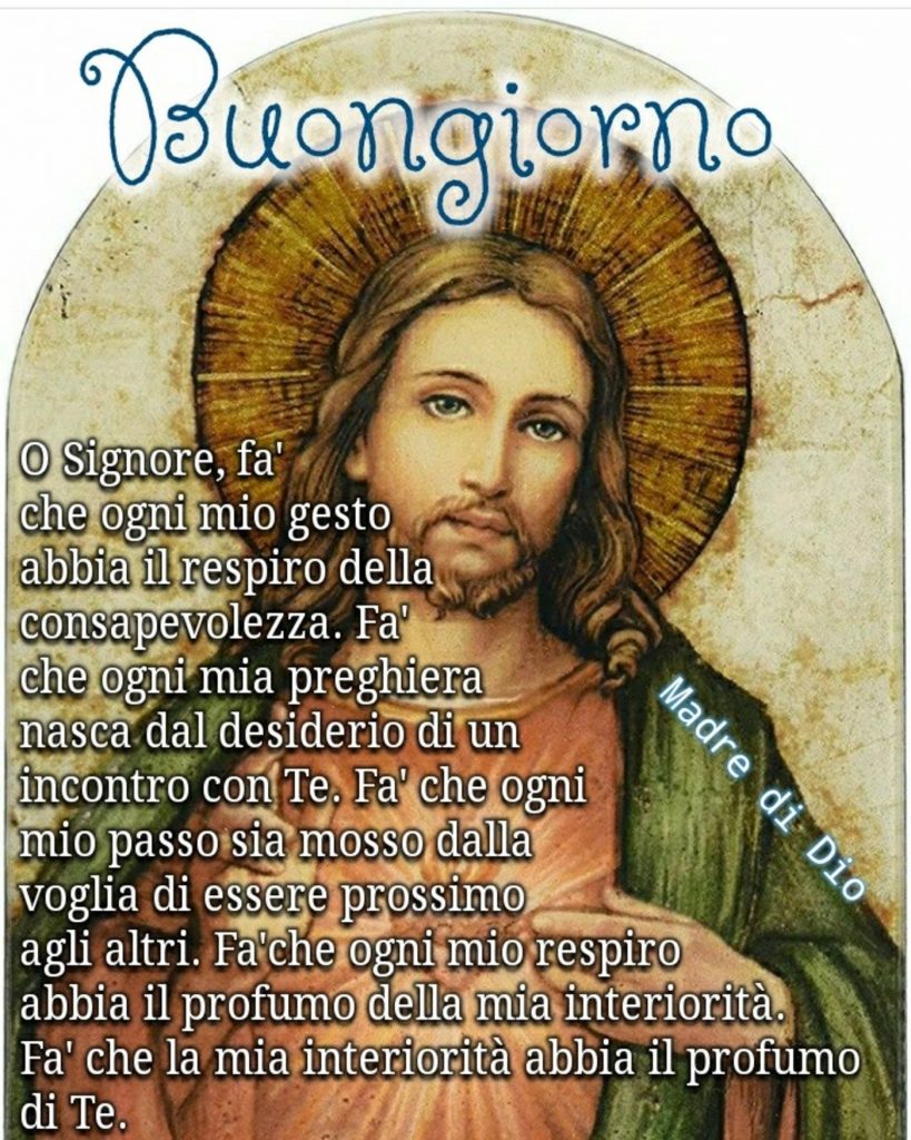 Immagini di buongiorno con le preghiere belle