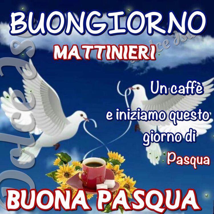 Buongiorno Mattinieri. Un caffè e iniziamo questo giorno di Pasqua. Buona Pasqua