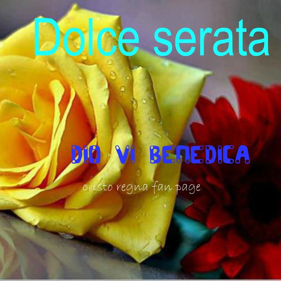 Dolce serata. DIO VI BENEDICA