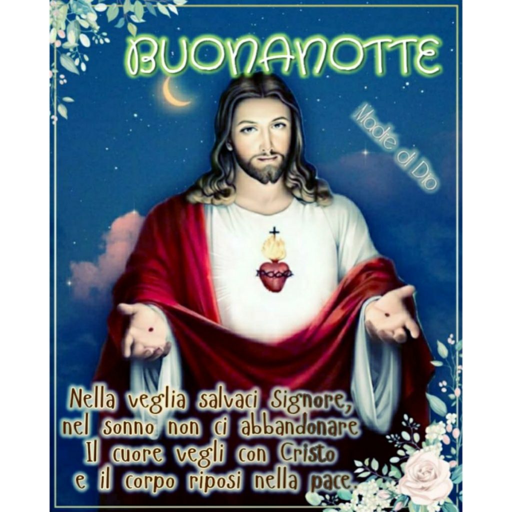 Buonanotte. Nella veglia salvaci Signore, nel sonno non ci abbandonare. Il cuore vegli con Cristo e il corpo riposi nella pace.
