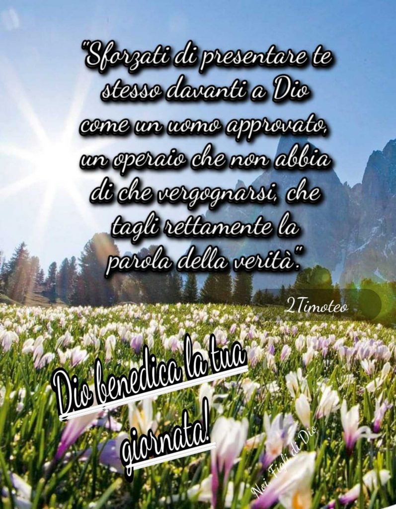 Buongiorno immagini con i salmi biblici
