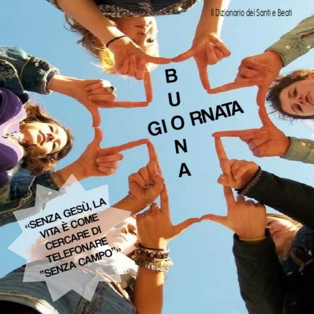 Buona Giornata. "Senza Gesù, la vita è come cercare di telefonare senza campo."