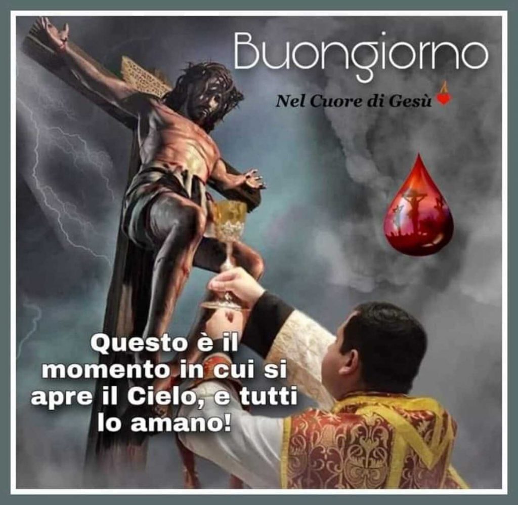 Buongiorno. Questo è il momento in cui si apre il cielo, e tutti lo amano!