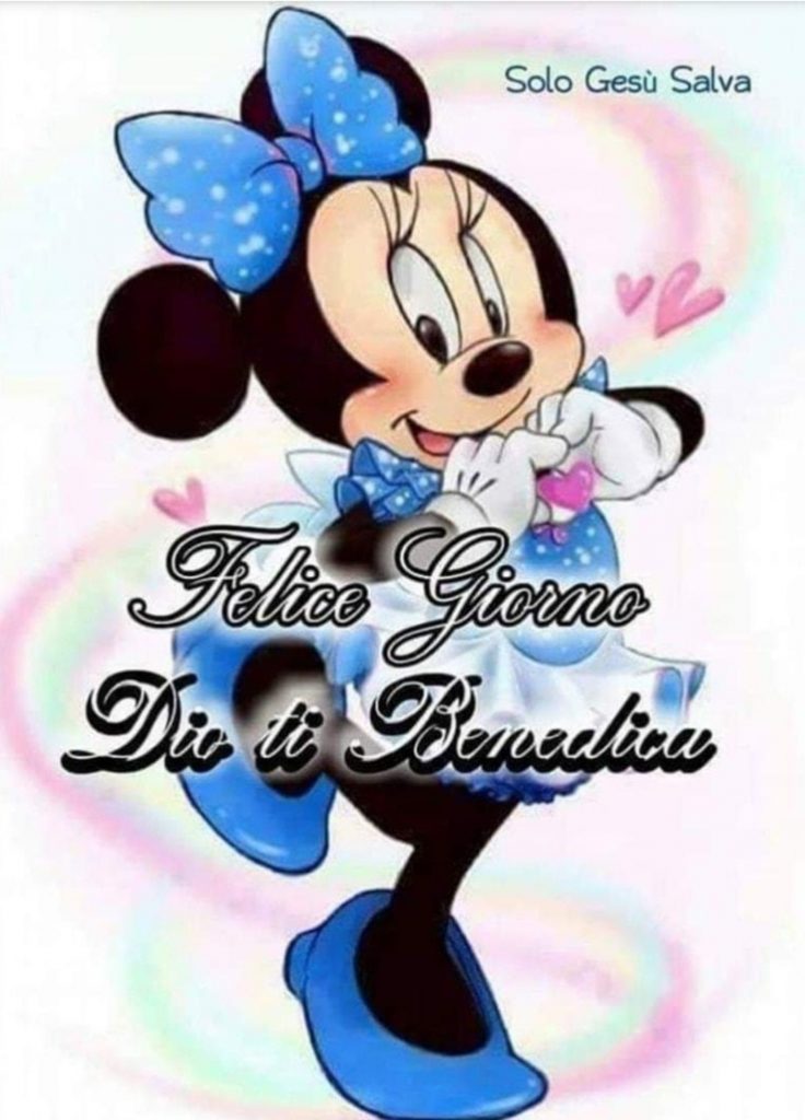 Felice Giorno. Dio ci benedica!