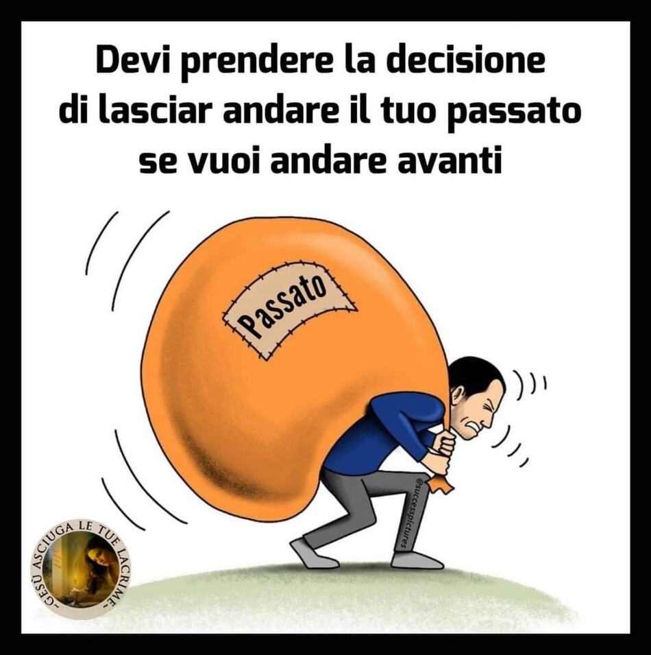 Devi prendere la decisione di lasciar andare il tuo passato se vuoi andare avanti.