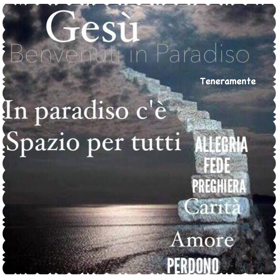 Benvenuti in paradiso c'è spazio per tutti!