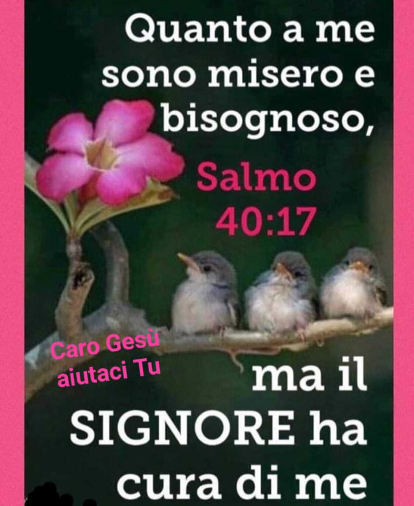 Quanto a me, sono misero e bisognoso. (Salmo 40:17)