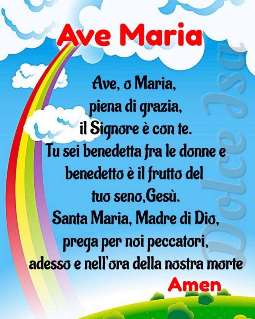 Ave Maria - le più belle preghiere da condividere gratis