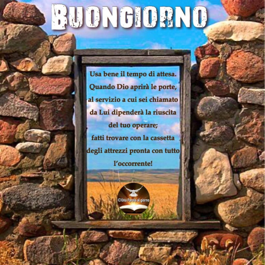 Buongiorno. Usa bene il tempo di attesa. Quando Dio aprirà le porte, al servizio a cui sei chiamato da Lui dipenderà la riuscita del tuo operare...