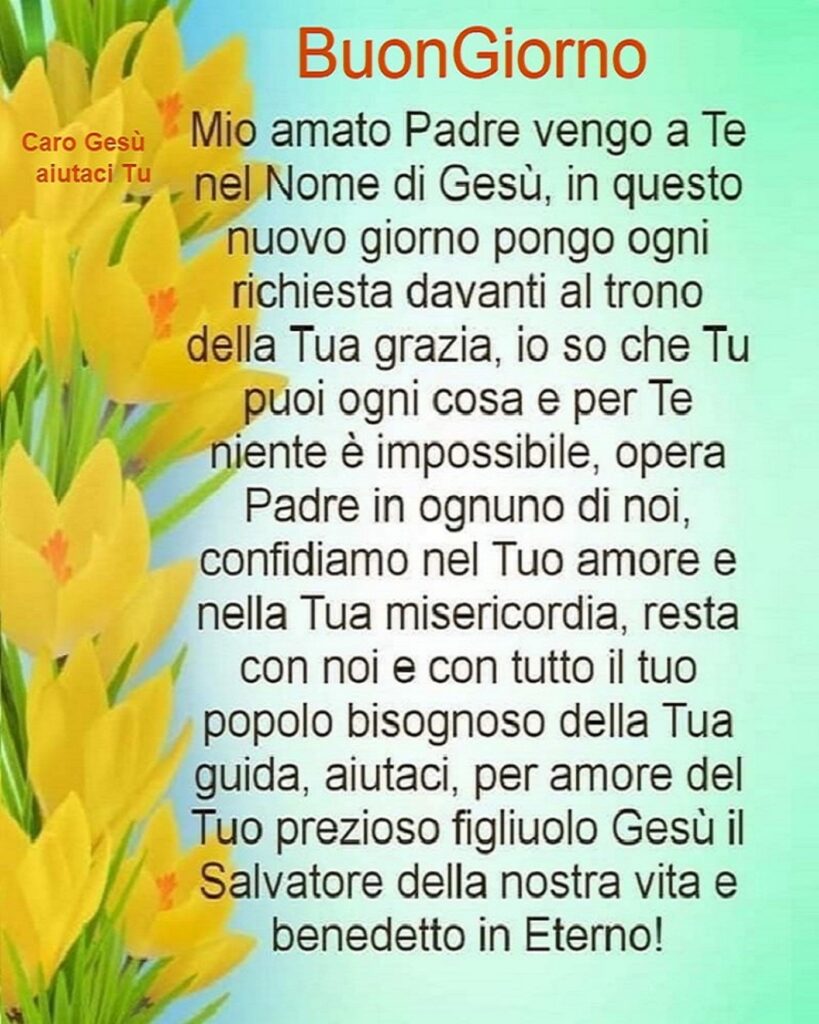Buon giorno immagini belle con preghiere