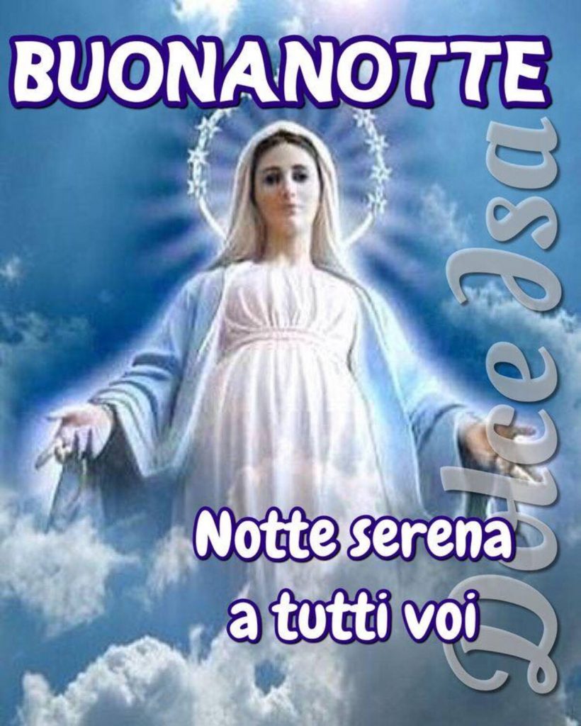 Buonanotte. Notte Serena a tutti voi