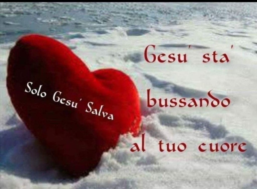 Gesù sta bussando al tuo cuore