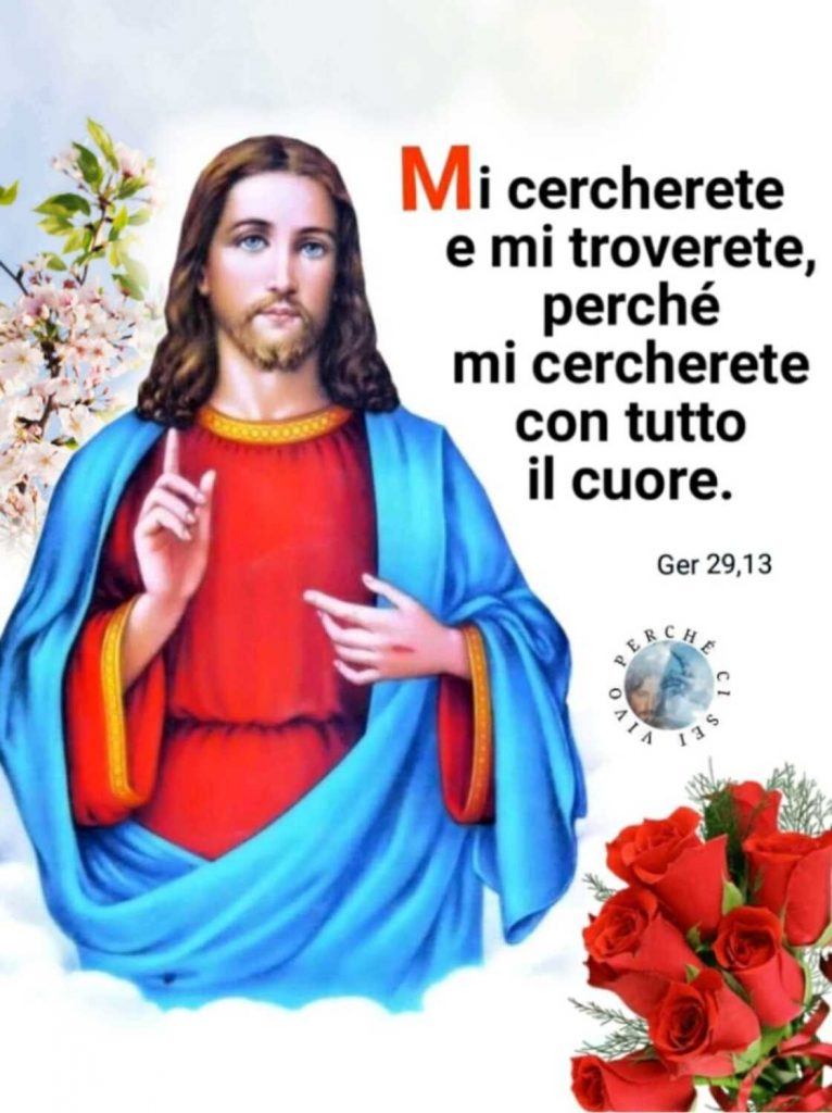 Mi cercherete e mi troverete perché mi cercherete con tutto il cuore. (Ger 29,13)