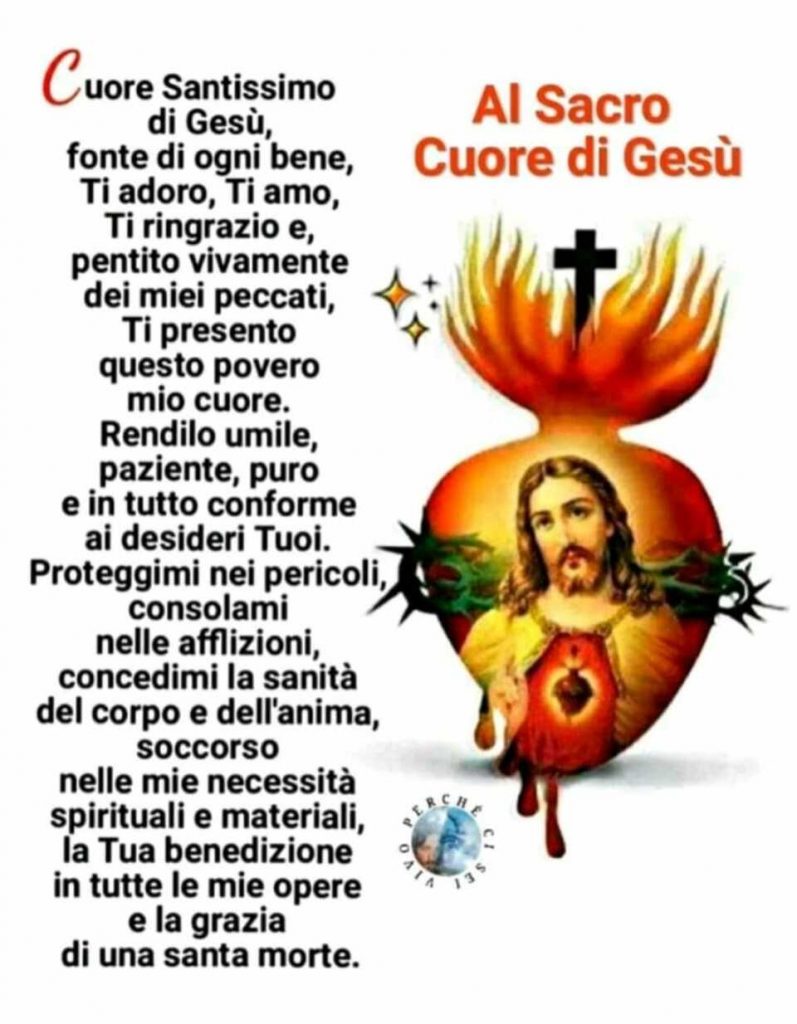 Preghiera al Sacro Cuore di Gesù