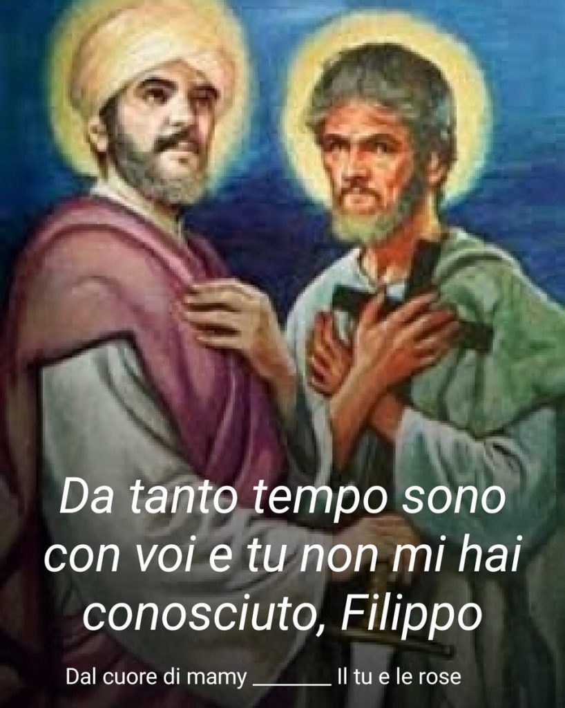 Da tanto tempo sono con voi e tu non mi hai conosciuto, Filippo.