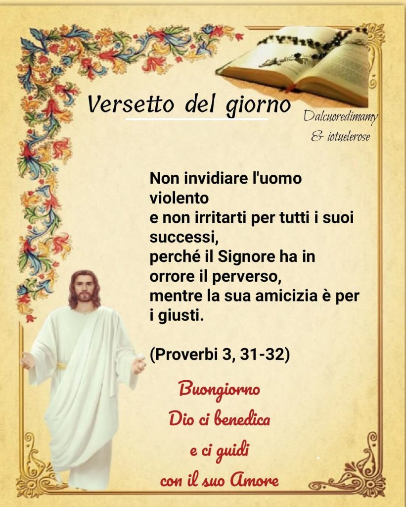 Immagini di buongiorno con i versetti della Bibbia