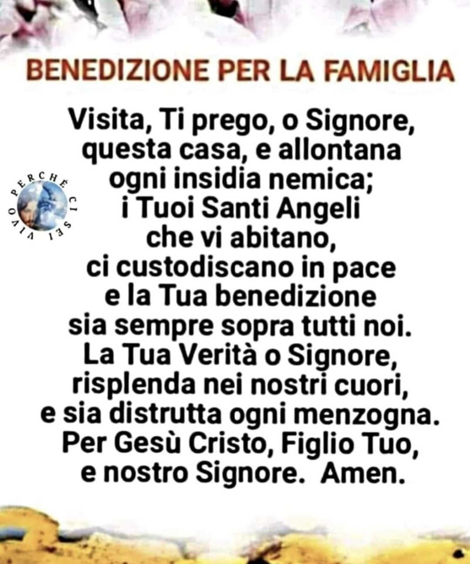 Benedizione per la famiglia